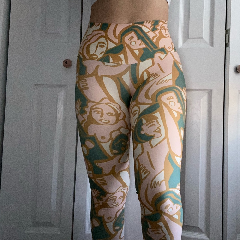 Anthropologie printed leggings